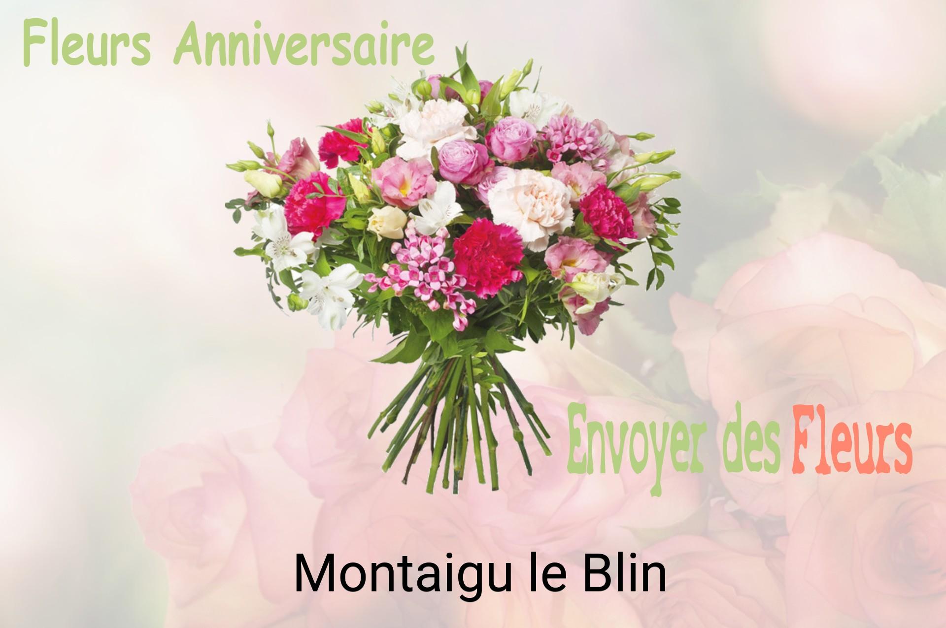 Bouquet de fleurs d’anniversaire livré à Montaigu-le-Blin